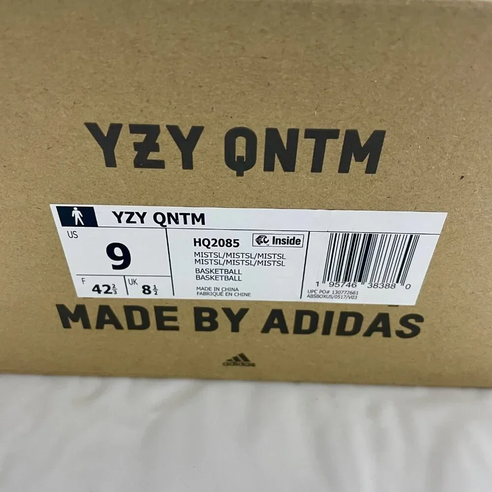 Adidas Yeezy Yzy QNTM Mist Slate Cream Men Size 9